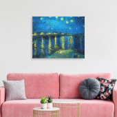 Vincent Van Gogh Starry Night Over the Rhone Leinwanddruck (Insitu (Wohnzimmer))