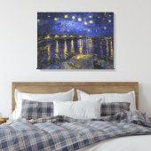 Vincent van Gogh Starry Night Over The Rhone Leinwanddruck (Insitu (Schlafzimmer))