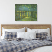 Vincent van Gogh - Starry Night Over the Rhone Leinwanddruck (Insitu (Schlafzimmer))