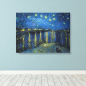 Vincent van Gogh - Starry Night Over the Rhone Leinwanddruck (Insitu (Holzboden))