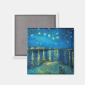 Vincent van Gogh Starry Night Over The Rhone Magnet (Vorderseite/Rückseite)