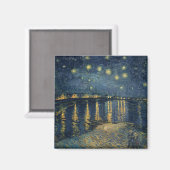 Vincent van Gogh | Starry Night Over the Rhone Magnet (Vorderseite/Rückseite)