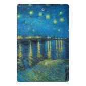 Vincent Van Gogh Starry Night Over the Rhone Mini Klemmbrett (Rückseite)
