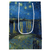 Vincent van Gogh - Starry Night Over the Rhone Mittlere Geschenktüte (Rückseite)