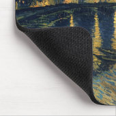 Vincent van Gogh | Starry Night Over the Rhone Mousepad (Ecke)