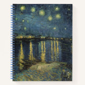 Vincent van Gogh | Starry Night Over the Rhone Notizblock (Vorderseite)