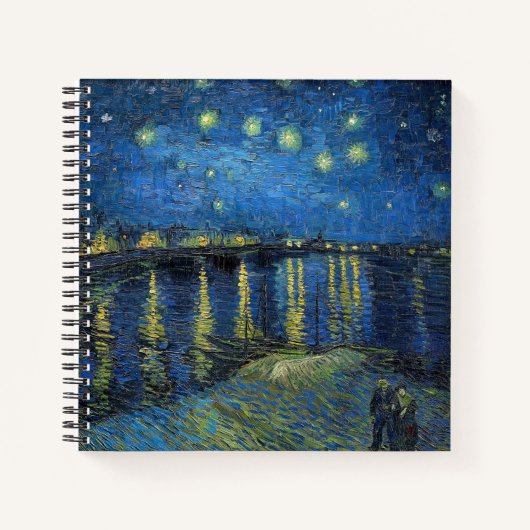 Vincent van Gogh - Starry Night Over the Rhone Notizblock (Vorderseite)