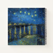 Vincent van Gogh - Starry Night Over the Rhone Notizblock (Rückseite)