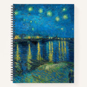 Vincent Van Gogh Starry Night Over the Rhone Notizblock (Vorderseite)