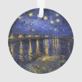 Vincent van Gogh Starry Night Over The Rhone Ornament (Rückseite)