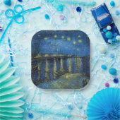 Vincent van Gogh - Starry Night Over the Rhone Pappteller (Party)