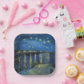 Vincent van Gogh - Starry Night Over the Rhone Pappteller (Party)