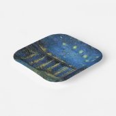 Vincent van Gogh - Starry Night Over the Rhone Pappteller (Gewinkelt)