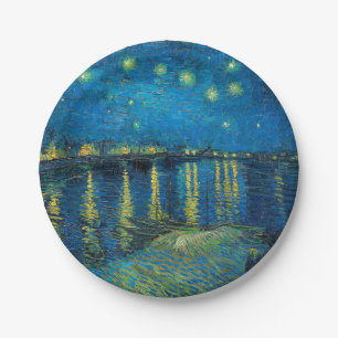 Vincent Van Gogh Starry Night Over the Rhone Pappteller