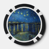 Vincent van Gogh - Starry Night Over the Rhone Pokerchips (Rückseite)