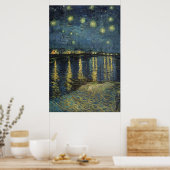 Vincent van Gogh | Starry Night Over the Rhone Poster (Küche)