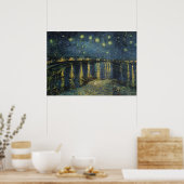 Vincent van Gogh | Starry Night Over the Rhone Poster (Küche)