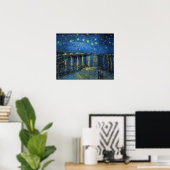 Vincent Van Gogh - Starry Night Over the Rhone Poster (Heimbüro)