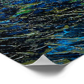 Vincent Van Gogh Starry Night Over the Rhone Poster (Ecke)