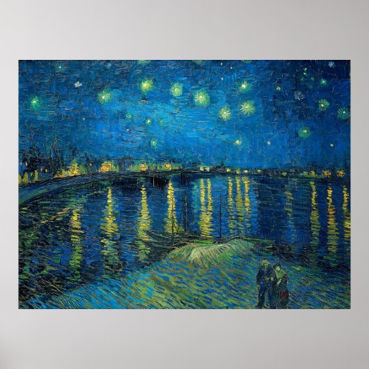 Vincent Van Gogh Starry Night Over the Rhone Poster (Vorne)