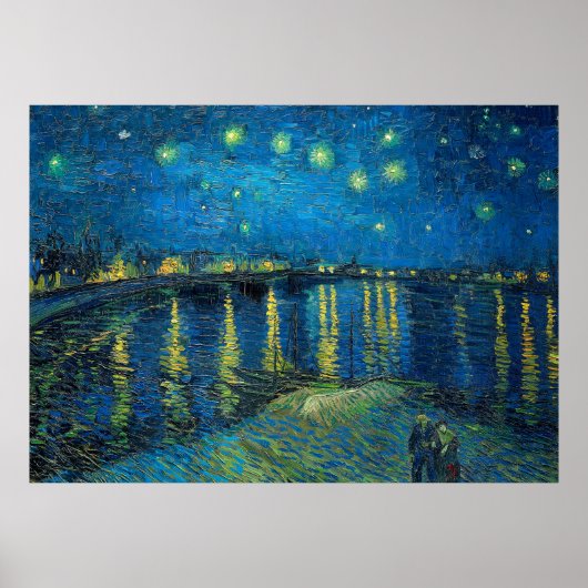 Vincent Van Gogh Starry Night Over the Rhone Poster (Vorne)