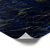 Vincent van Gogh - Starry Night Over the Rhone Poster (Ecke)