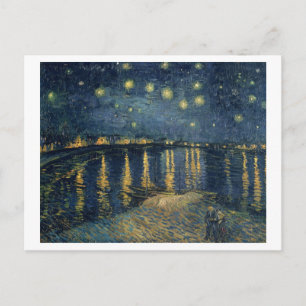 Vincent van Gogh   Starry Night Over the Rhone Postkarte