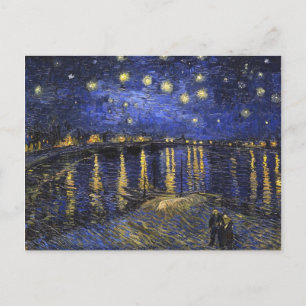Vincent Van Gogh Starry Night Over The Rhone Postkarte