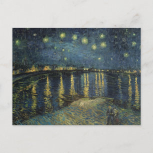 Vincent van Gogh   Starry Night Over the Rhone Postkarte