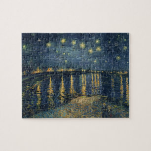 Vincent van Gogh   Starry Night Over the Rhone Puzzle