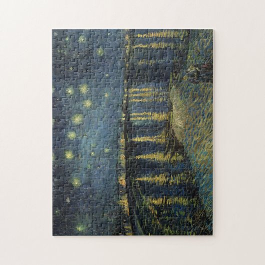 Vincent van Gogh | Starry Night Over the Rhone Puzzle (Vertikal)