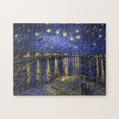 Vincent van Gogh Starry Night Over The Rhone Puzzle (Horizontal)