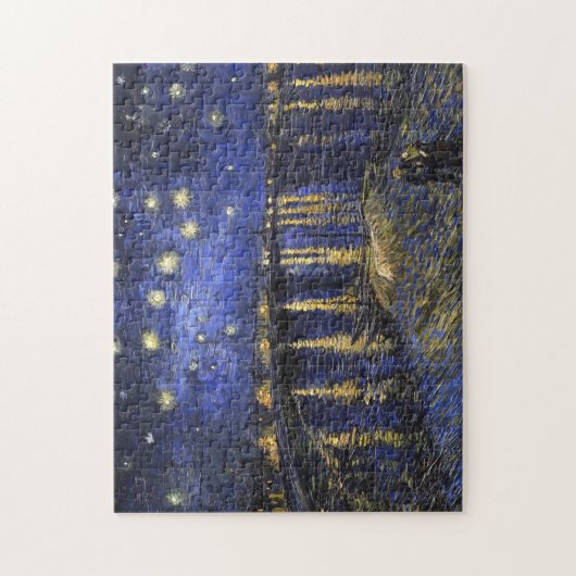 Vincent van Gogh Starry Night Over The Rhone Puzzle (Vertikal)