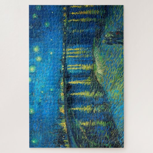Vincent van Gogh Starry Night Over The Rhone Puzzle (Vertikal)