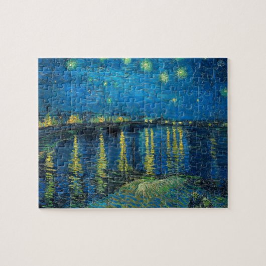 Vincent Van Gogh Starry Night Over the Rhone Puzzle (Horizontal)
