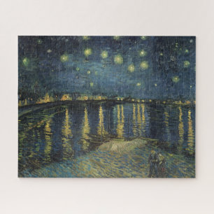 Vincent van Gogh   Starry Night Over the Rhone Puzzle