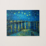Vincent van Gogh Starry Night Over The Rhone Puzzle<br><div class="desc">Vincent Van Gogh Starry Night über das Rhonespuzzle.</div>