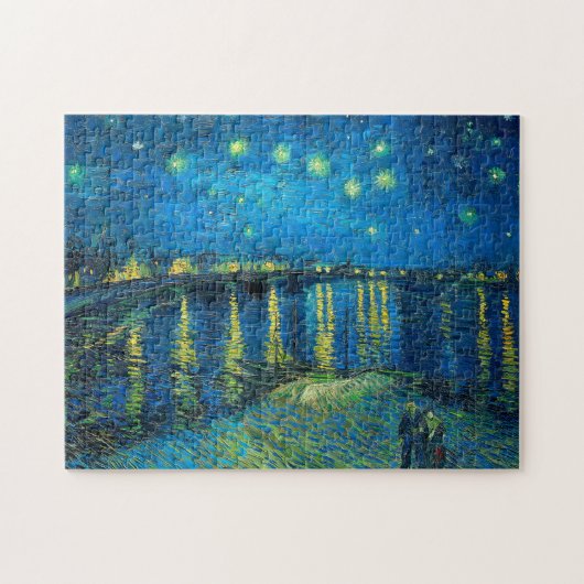 Vincent van Gogh Starry Night Over The Rhone Puzzle (Horizontal)