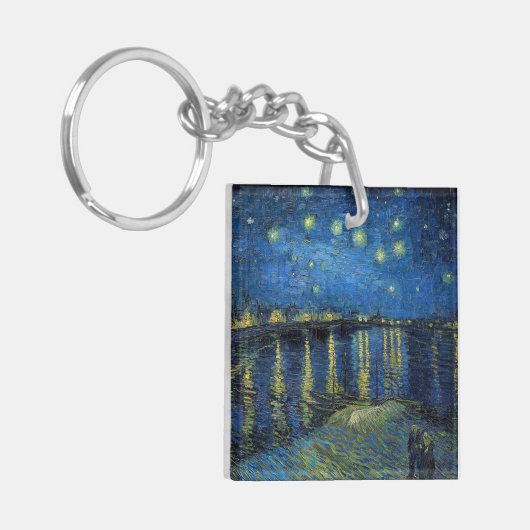 Vincent van Gogh - Starry Night Over the Rhone Schlüsselanhänger (Vorderseite links)