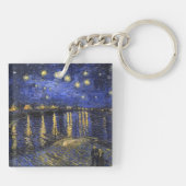 Vincent van Gogh Starry Night Over The Rhone Schlüsselanhänger (Rückseite)