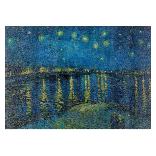 Vincent Van Gogh Starry Night Over the Rhone Schneidebrett (Vorderseite)