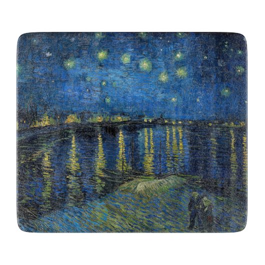 Vincent van Gogh - Starry Night Over the Rhone Schneidebrett (Vorderseite)