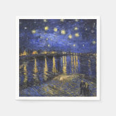 Vincent van Gogh Starry Night Over The Rhone Serviette (Vorderseite)