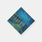 Vincent Van Gogh Starry Night Over the Rhone Serviette (Ecke)