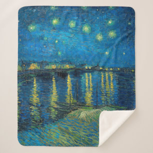 Vincent Van Gogh Starry Night Over the Rhone Sherpadecke