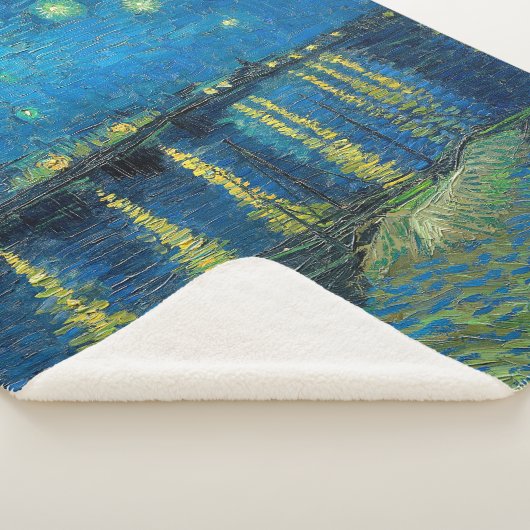 Vincent Van Gogh Starry Night Over the Rhone Sherpadecke (3/4)