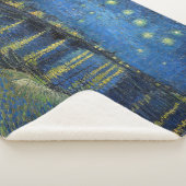 Vincent van Gogh - Starry Night Over the Rhone Sherpadecke (3/4)