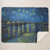 Vincent van Gogh - Starry Night Over the Rhone Sherpadecke (Vorderseite (Horizontal))
