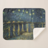 Vincent van Gogh | Starry Night Over the Rhone Sherpadecke (Vorderseite (Horizontal))