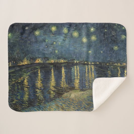 Vincent van Gogh | Starry Night Over the Rhone Sherpadecke (Vorderseite (Horizontal))